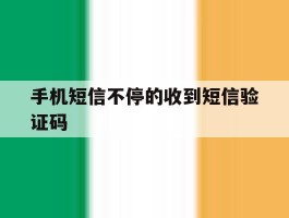 手机短信不停的收到短信验证码