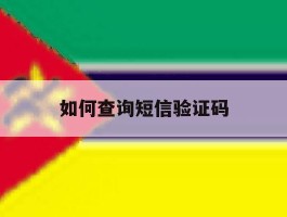 如何查询短信验证码