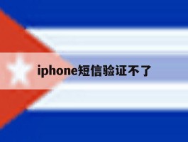 iphone短信验证不了