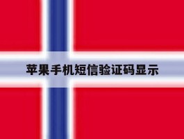 苹果手机短信验证码显示