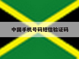 中国手机号码短信验证码