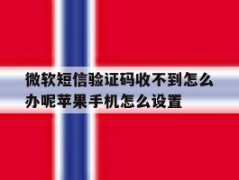 包含微软短信验证码收不到怎么办呢苹果手机怎么设置的词条