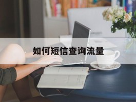 如何短信查询流量
