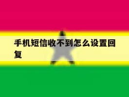 手机短信收不到怎么设置回复