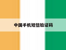 中国手机短信验证码