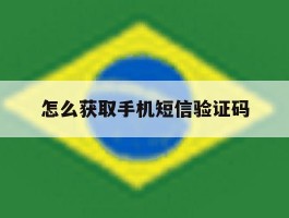 怎么获取手机短信验证码