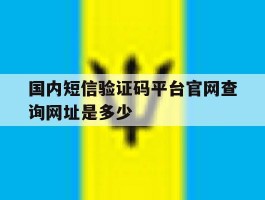包含国内短信验证码平台官网查询网址是多少的词条