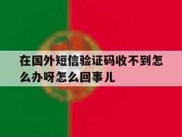 在国外短信验证码收不到怎么办呀怎么回事儿的简单介绍