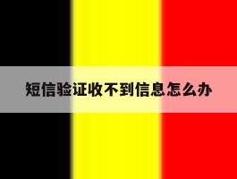 短信验证收不到信息怎么办