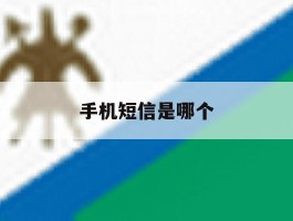 手机短信是哪个