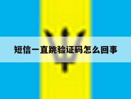 短信一直跳验证码怎么回事
