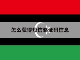 怎么获得短信验证码信息