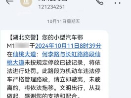 违停短信提示后多久12123能查到违章